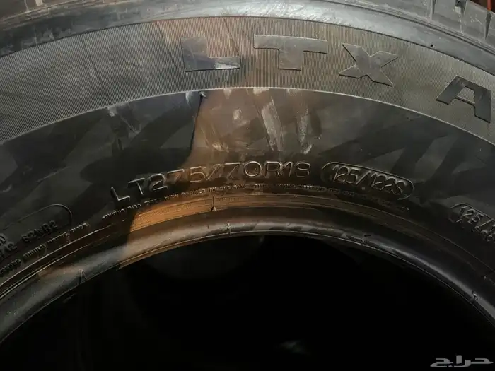 كفرات مشلان امريكي ربع حجري مقاس275 70 18 9