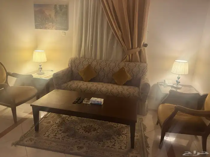 شقق مفروشة شهري استديو غرفة وحمام وغرفة وصالة 24