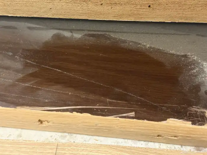 باب خشب طبيعي متين مع الحلق 0