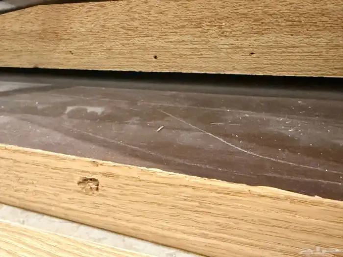 باب خشب طبيعي متين مع الحلق 1