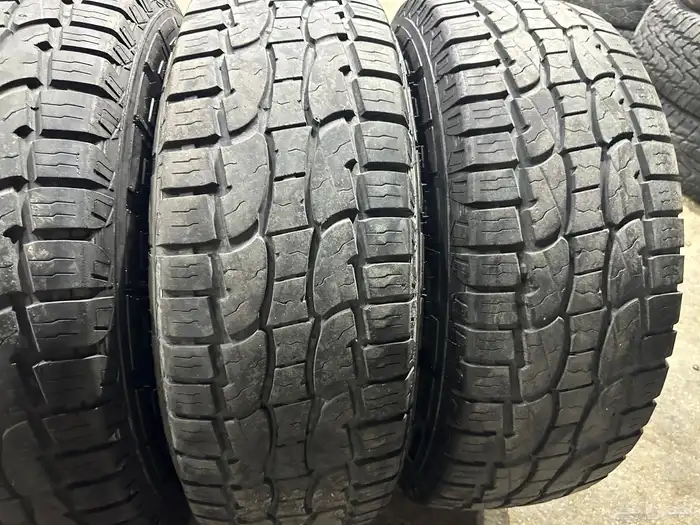 جنوط ميثود نيكل 6 مسمار مع كفرات ربع حجري تيلندي مقاس 17 28