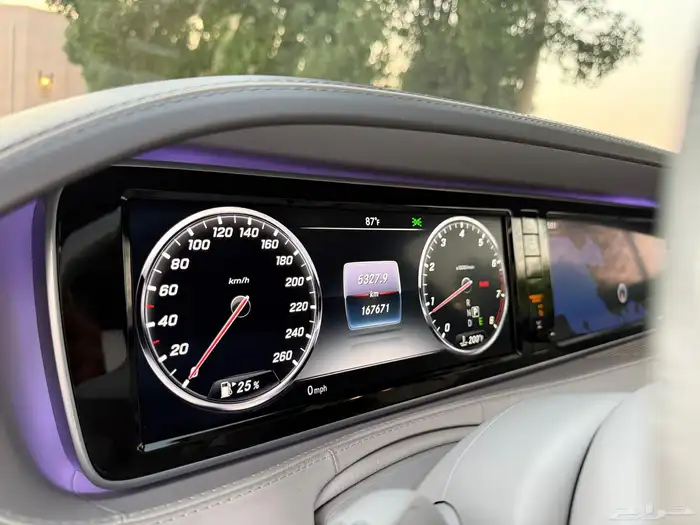 مرسيدس ( S550 ) الموديل 2017 نظيف 31