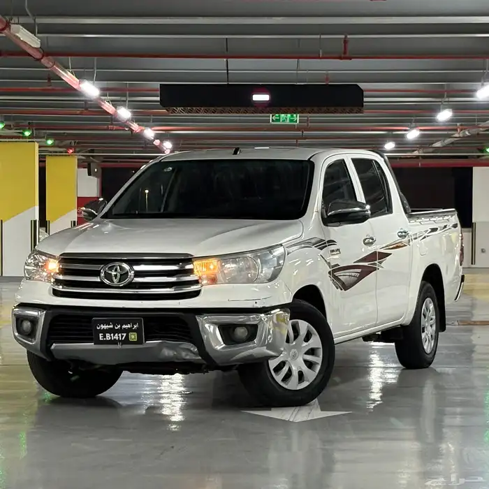 تويوتا هايلوكس غمارتين GLX 2019 بقمه النظافه 1