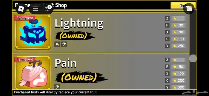 حساب روبلوكس   بلوكس فروت 11