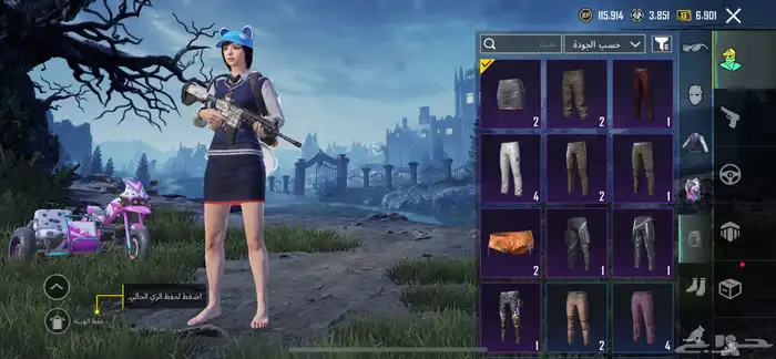 حساب ببجي 17