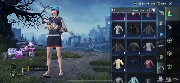 حساب ببجي 14