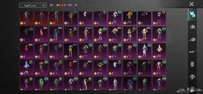 حساب للبيع ببجي 16