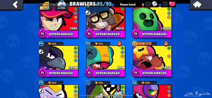 حساب برول ستارز - brawl stars 0