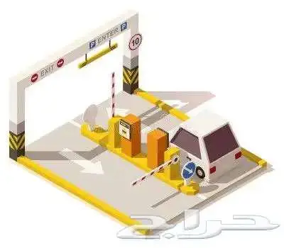 بوابة مرور السيارات بالذراع حواجز السيارات 6
