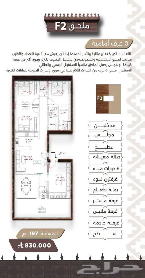 شقة تحت الإنشاء فاخرة للساكن والاستثمار حي النعيم 3