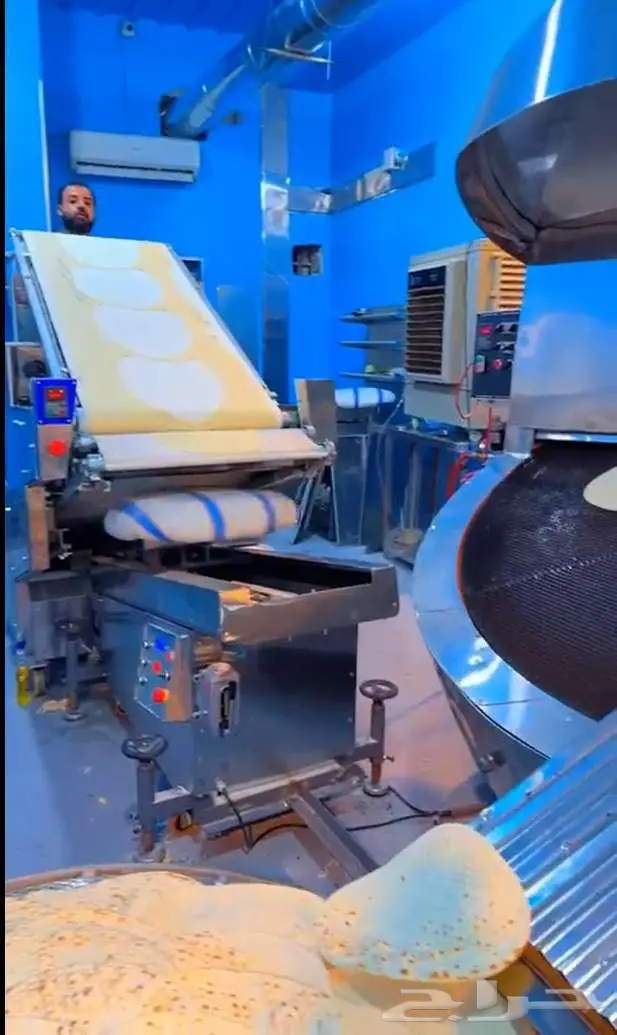 خط إنتاج الخبز الآلي عربي وشامي او توتيللا أوتوماتيكية 0