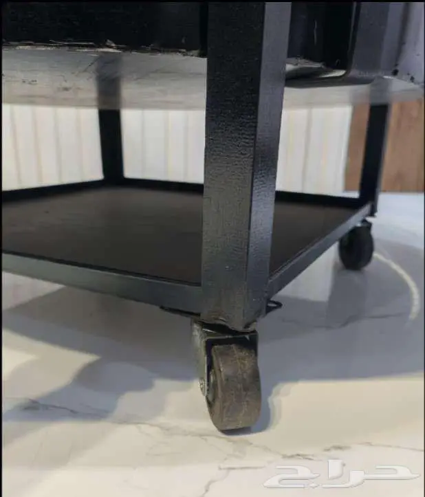 منقل حطب حديد دائري بكفرات 2