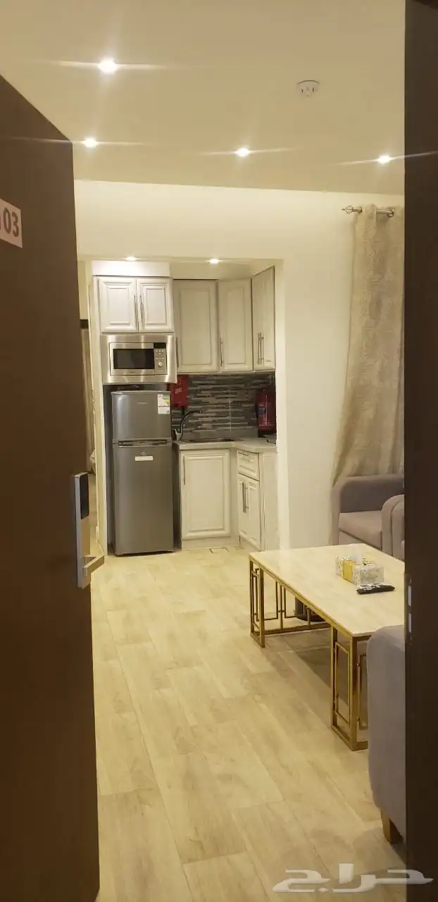 شقق للإيجار بحي اليرموك مفروشة كاملة مكونة من غرفة وصالة 6