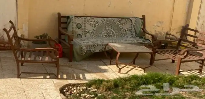 للبيع جلسه خارجيه حديد 0