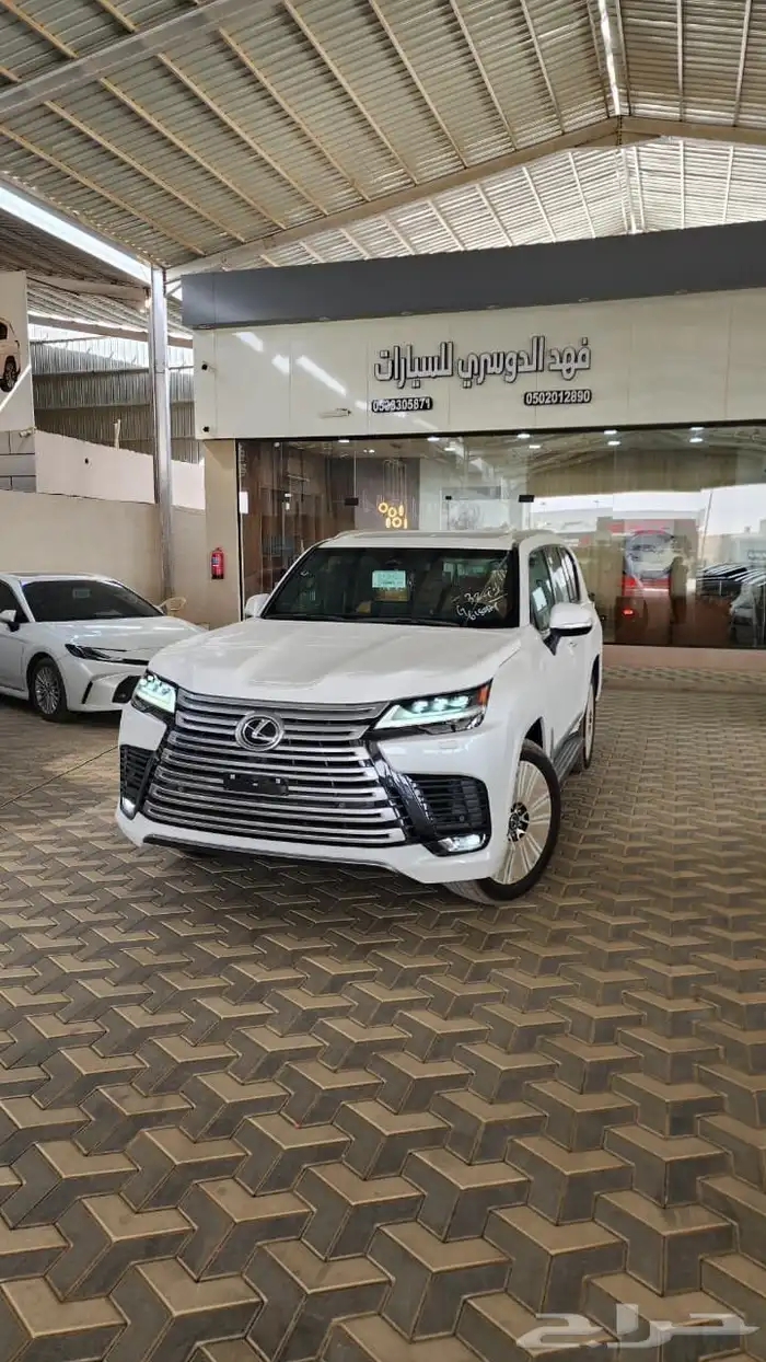 جيب لكزس LX600 BB سعودي 2025 ابيض جملي بأقل سعر 7