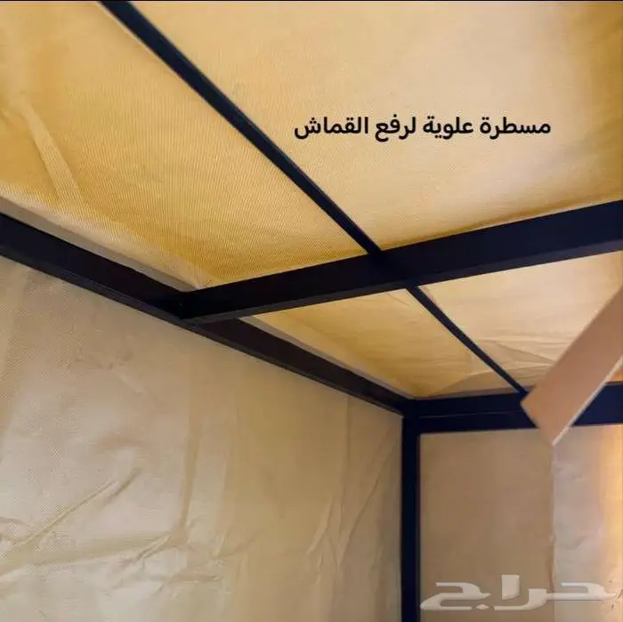 دولاب تخزين 4 ارفف بكفرات ( متر ونص x متر ونص ) 1