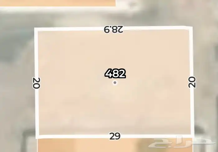 للبيع ارض في حي الربوة (الزهرة) م580 ثلاث واجهات 0