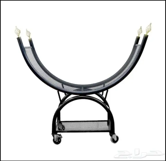 حامل حطب تصميم مميز بكفرات وشبك 2