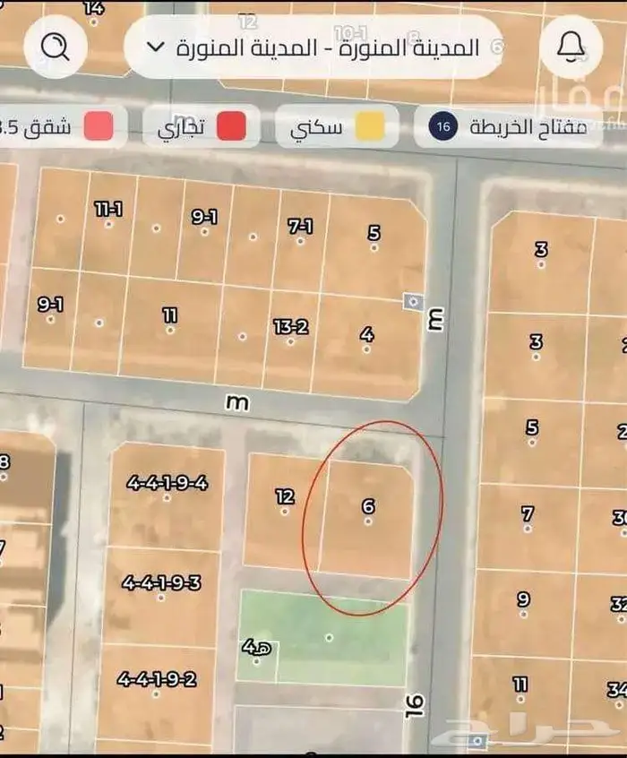 قطعة ارض للبيع في المدينة المنورة 1