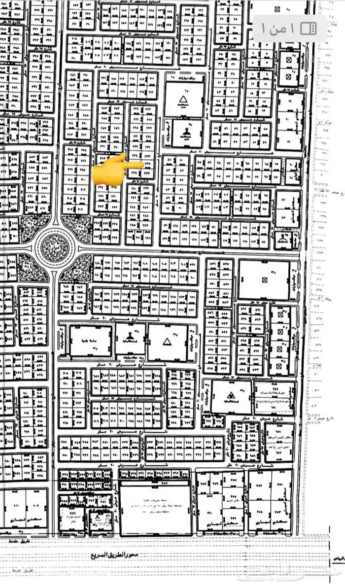 للبيع ارض سكنية في الجلة خلف مركز الشرطه مميزه 1