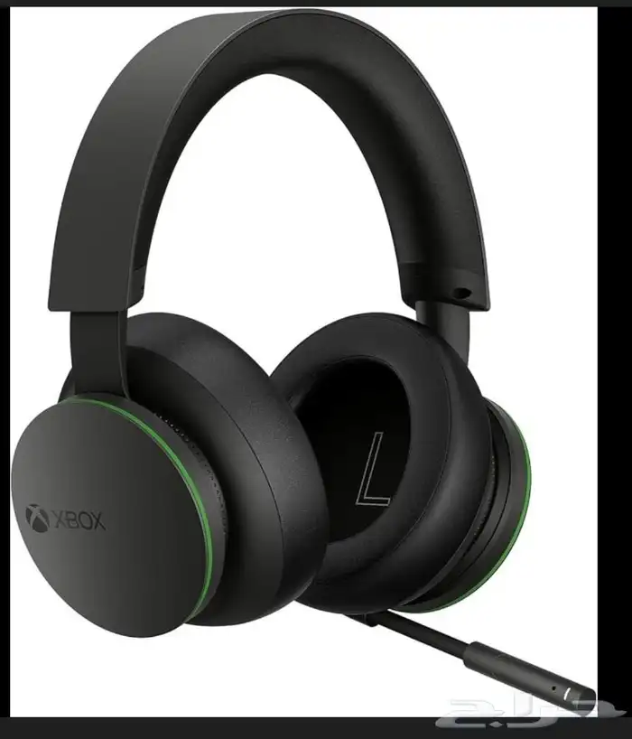 اكس بوكس سيرس اس اسود مع سماعة لاسلكية 1