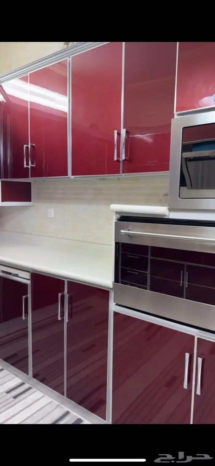 دولاب مطبخ كامل حرف U 2