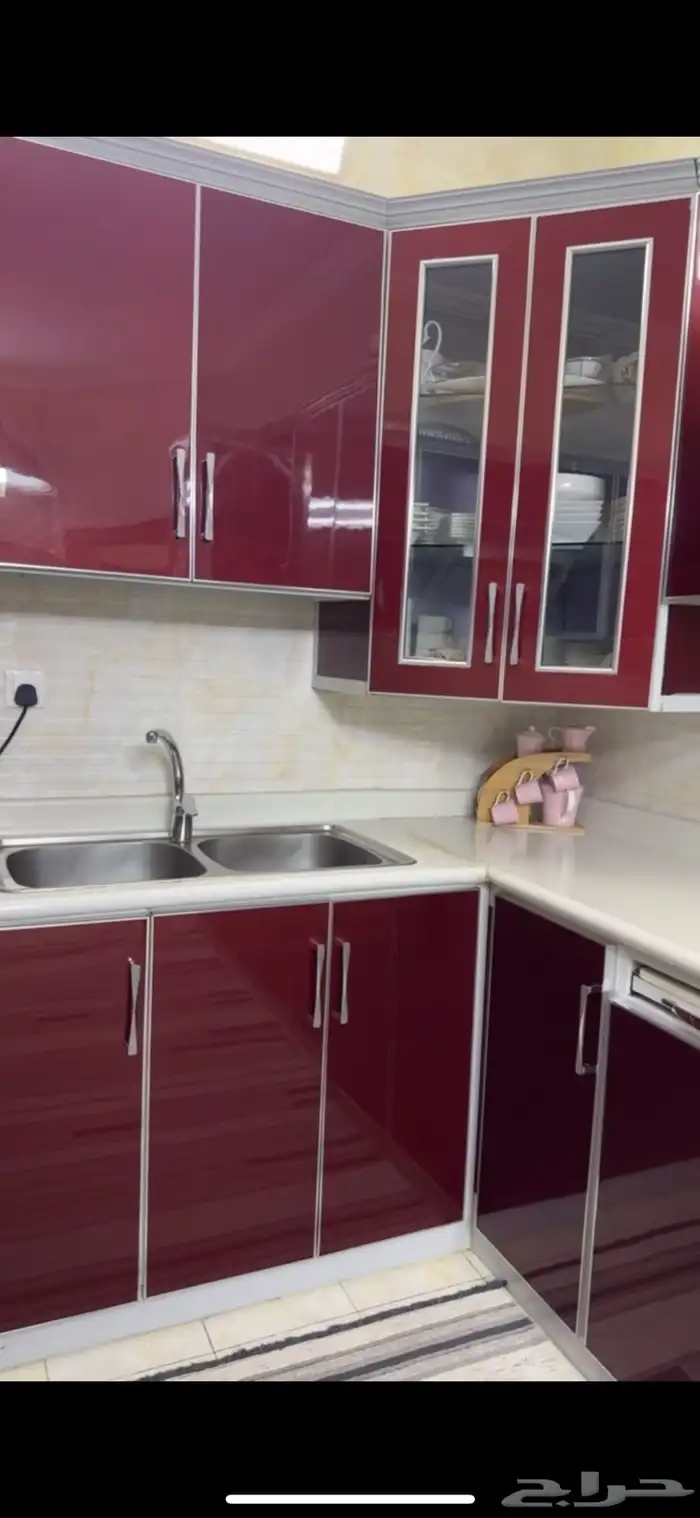 دولاب مطبخ كامل حرف U 1