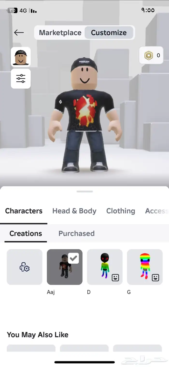 حساب روبلكس مع السوم 3