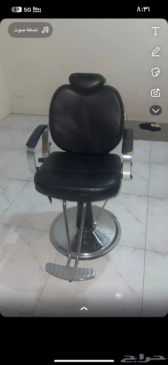كرسي حلاق مستعمل 0