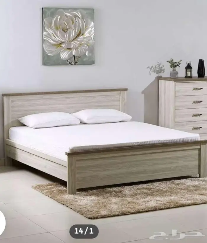 سرير بحاله ممتازة من هوم بوكس 1