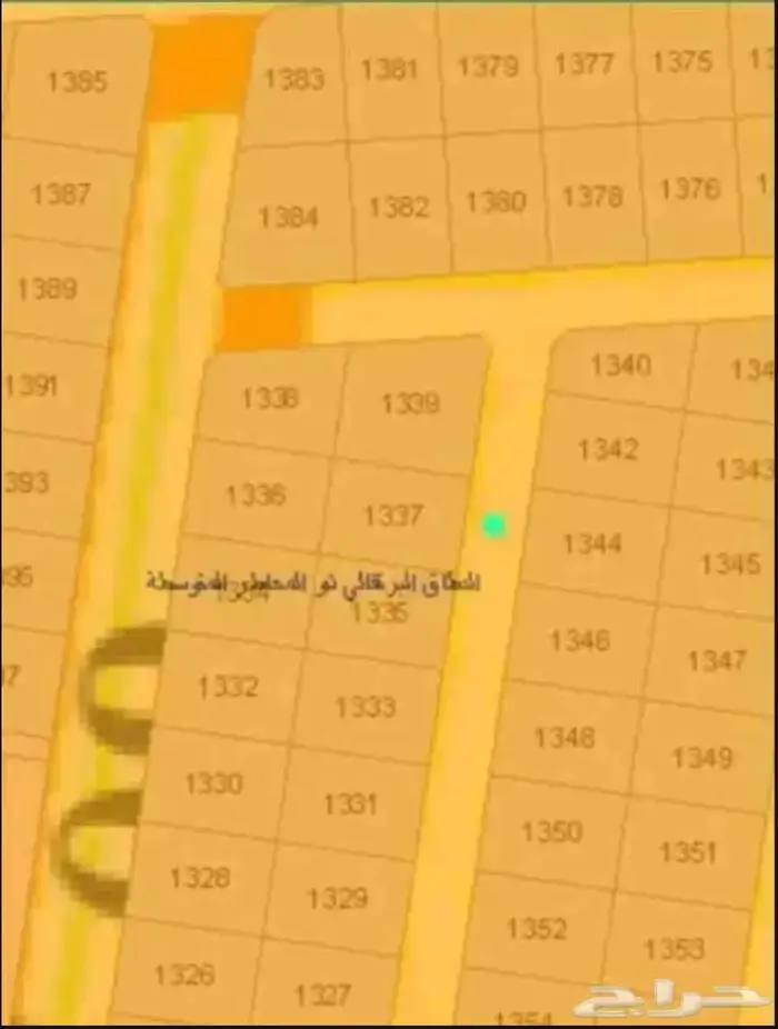 ارض مساحة 450 متر بموقع مميز في حي الفرقان جوهرة العروس 2