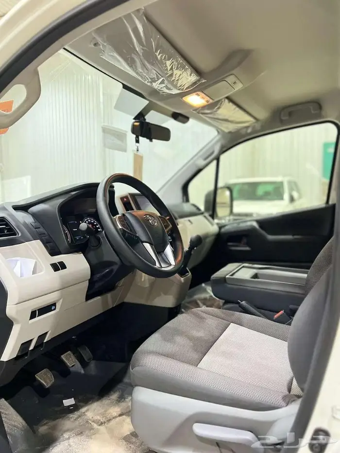 تويوتا باص هايس ديزل 2025 سقف عالي وسقف واطي جير عادي بنك 19