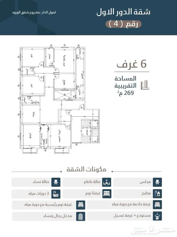 شقق تمليك فاخرة مدينة الباحة 2