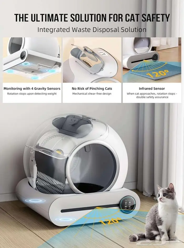 حمام قطط ذكي 1