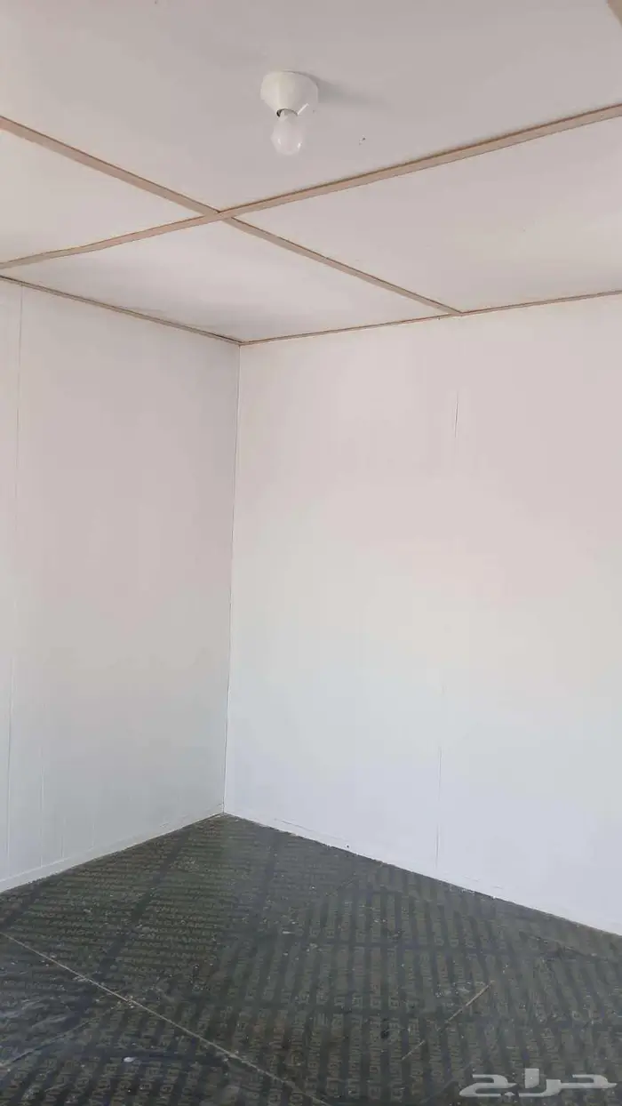 للبيع بركسات غرفه جاهزه بيوت متنقل كارافان 4في7 مقسوم غرفتين 3