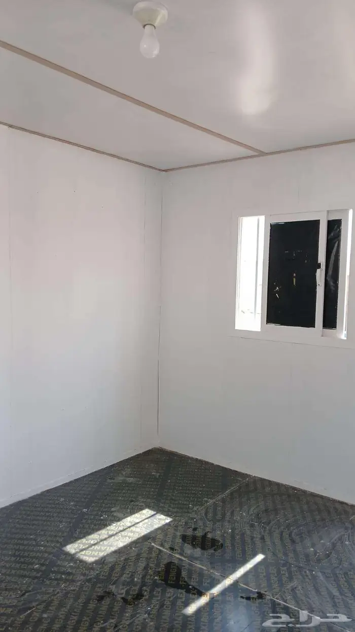 للبيع بركسات غرفه جاهزه بيوت متنقل كارافان 4في7 مقسوم غرفتين 8