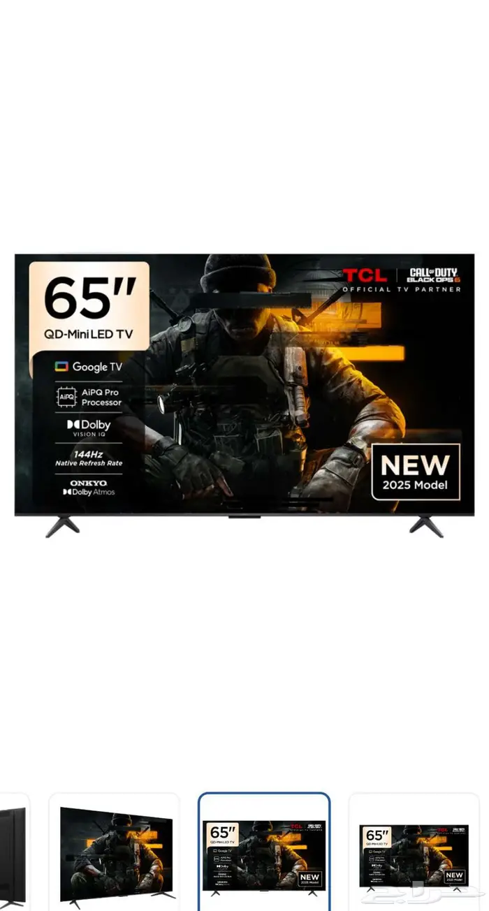 TCl C6k شاشة65 بوصة كيودي مني ليد Tcl Tv Qd-mini led 144hz 0