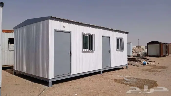 للبيع بركسات غرفه جاهزه بيوت متنقل كارافان 4في7 مقسوم غرفتين 0