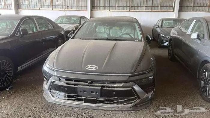 هيونداي سوناتا بريميوم 2026 اسود ورصاصي لامع اقساط 0