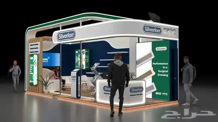 تصميم و تنفيذ بوثات المعارض والفعليات والشاشات 4