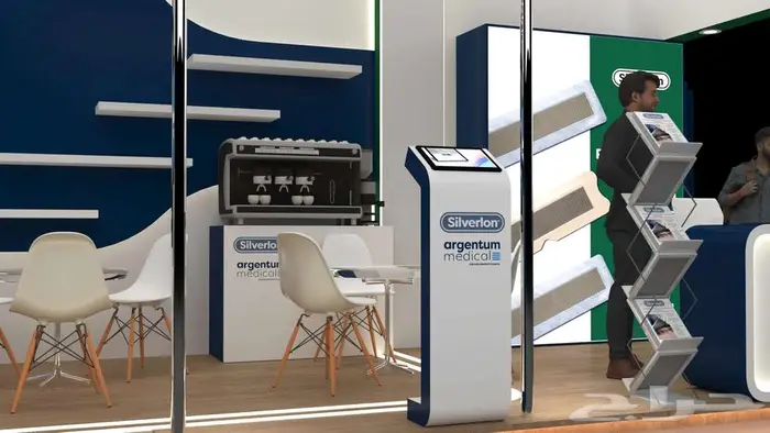 تصميم و تنفيذ بوثات المعارض والفعليات والشاشات 3