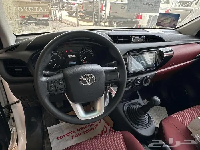 تويوتا هايلكس غماره ديزل GL بدون دبل ماكينه 2.4 موديل 2025 8