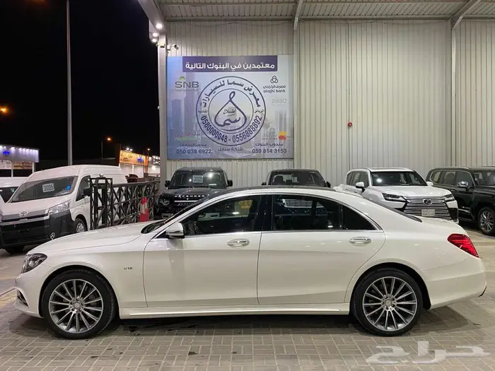 مرسيدس اس 400 2014 ابيض ماشيه 180الف كم 31
