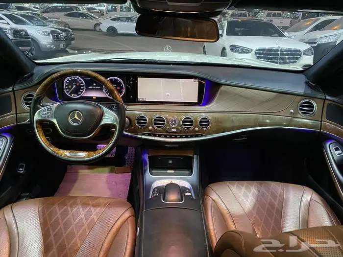 مرسيدس اس 400 2014 ابيض ماشيه 180الف كم 15