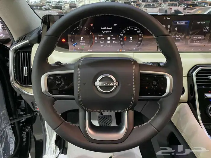 نيسان باترول بلاتنيوم 2025 اسود توين تربو خليجي عماني 26