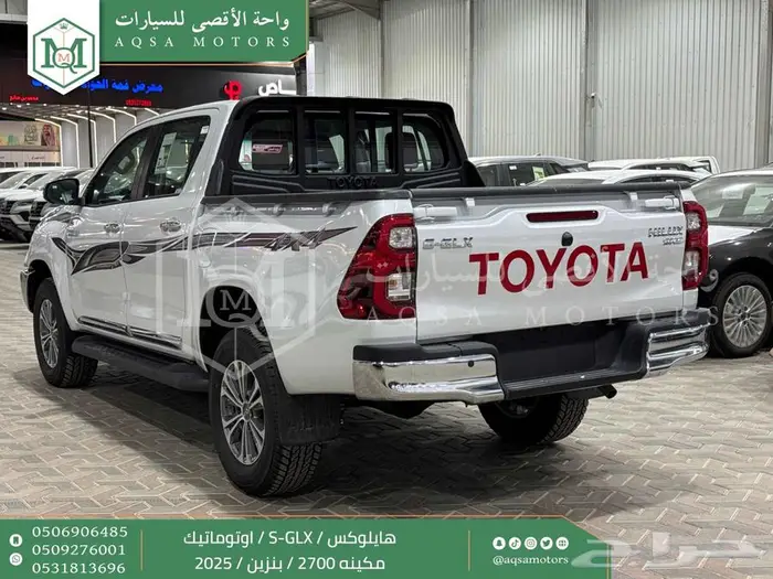 هايلكس غمارتين فل اوتوماتيك أبيض بنزين2025اقل سعر كاش واقساط 2