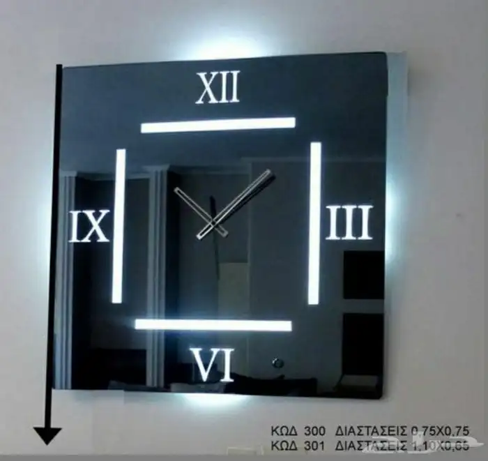 ساعات حائط زجاجية بالكامل ( الكمية محدودة ) 5