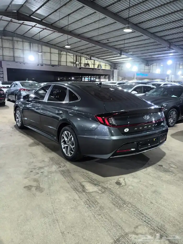 هيونداي سوناتا رصاصي 2021 بنزين وارد كوريا 4