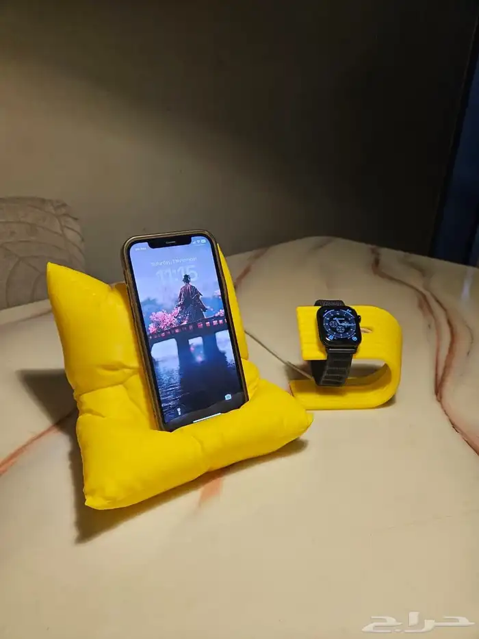 ستاند جوال مع حامل الساعة 0