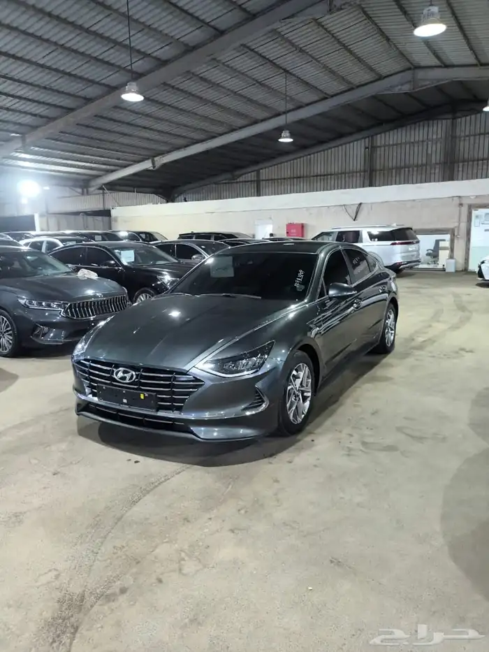 هيونداي سوناتا رصاصي 2021 بنزين وارد كوريا 1